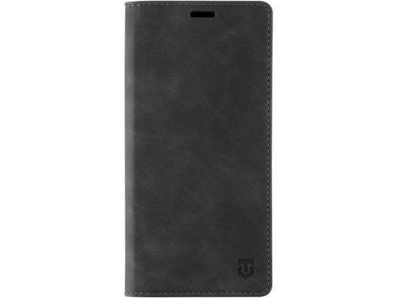 Tactical Velvet usnjena preklopna torbica za Honor 90 - črna