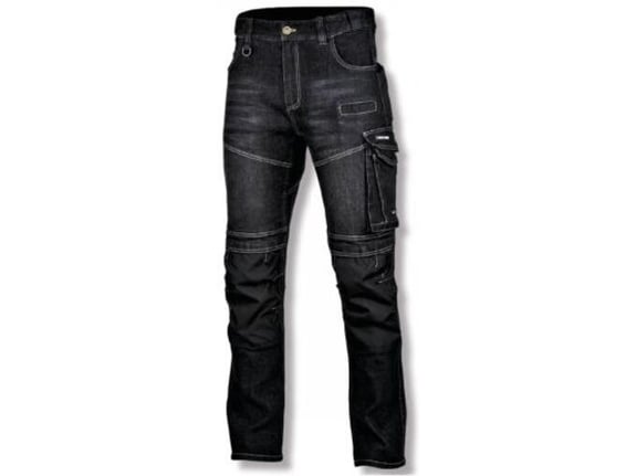 LAHTI PRO delovne hlače Slim L4051703, bombaž, L, črna