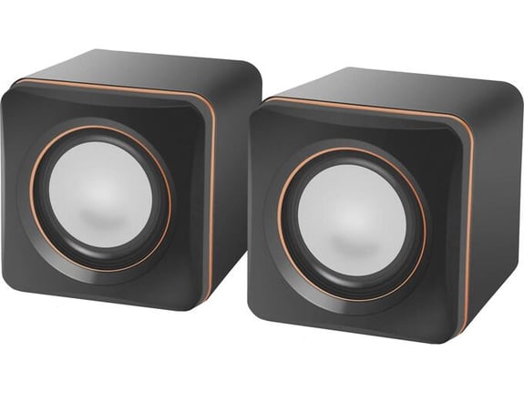 DEFENDER SPK-33 (65633) 2.0 5W črno/oranžni USB računalniški zvočnik