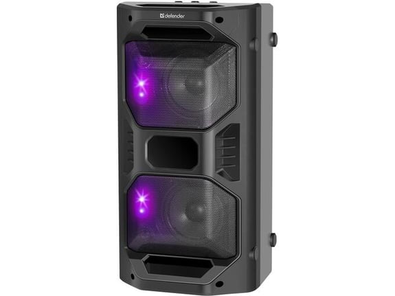 DEFENDER Rage (65109) 2.0, 50W RGB črn prenosni BT zvočnik