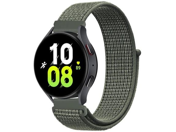 CHAMELEON najlonski pasček za pametno uro, 22mm, temno zelena