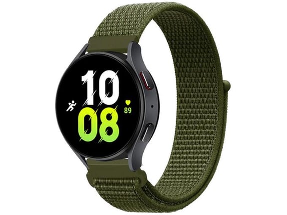CHAMELEON najlonski pasček za pametno uro, 22mm, vojaško zelen