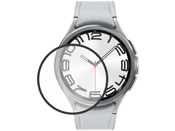 CHAMELEON hibridno zaščitno steklo za pametno uro Samsung Watch6 Classic, 47 mm, črna