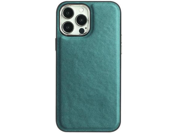 CHAMELEON ovitek za gumiran TPUL Nude Apple iPhone 15 Pro Max, usnjen izgled, zelen