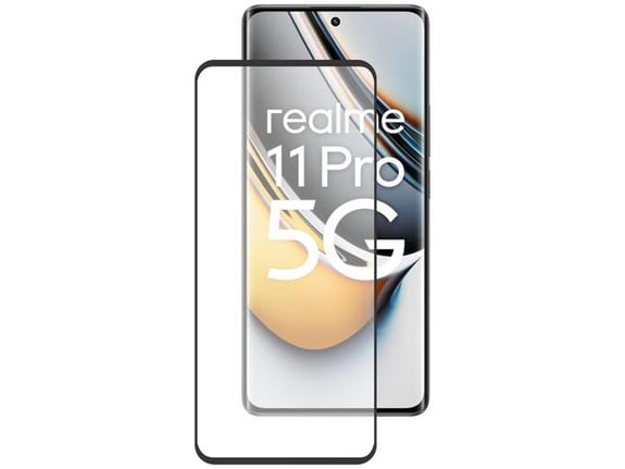 Chameleon Realme 11 Pro/11 Pro+ - Zaščitno steklo Premium - črno do roba (0,30)