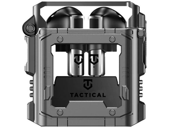 TACTICAL brezžične ušesne slušalke z mikrofonom ME-76, siva
