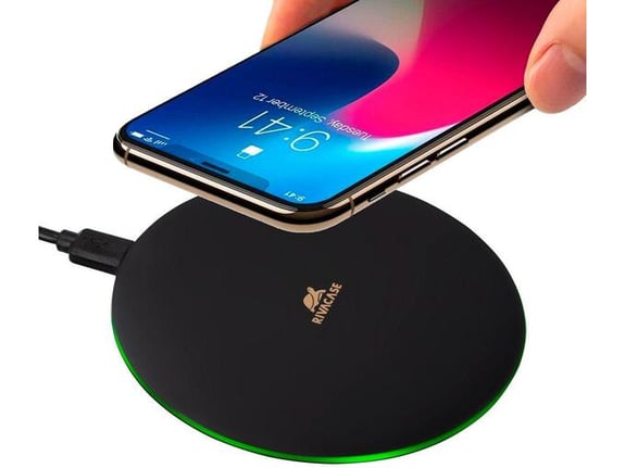RIVACASE brezžična polnilna postaja, brezžični polnilec VA4908 QC Fast Charge 15W - Samsung Galaxy S23, iPhone 15