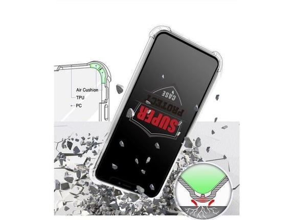 GOOSPERY silikonski ovitek Super Protect za Huawei P40 Lite, prozorna