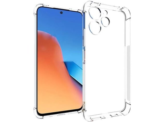 ONASI silikonski ovitek Antishock za Xiaomi Redmi Note 12 Pro 5G/Poco X5 Pro, prozorna