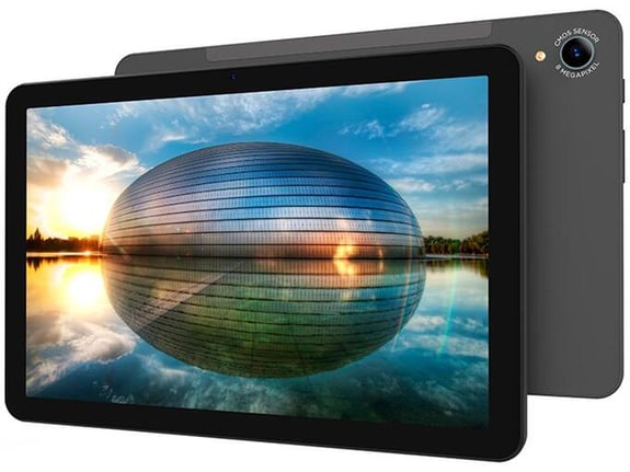 AIWA tablični računalnik Tab 1102, 4+64 GB, 10,1'', siva + ovitek + zaščita za zaslon + slušalke + OTG kabel
