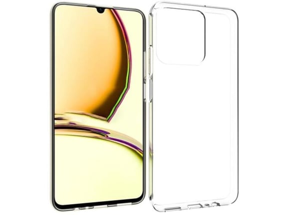 CHAMELEON ovitek za gumiran TPU Realme C53/C51/Narzo N53, prozoren svetleč