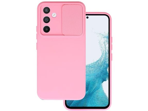 ONASI silikonski ovitek Lens Cover za Samsung Galaxy S23 FE, roza