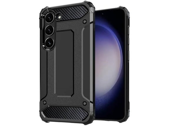 ONASI silikonski ovitek Carbon Armor za Samsung Galaxy S23 FE, črna