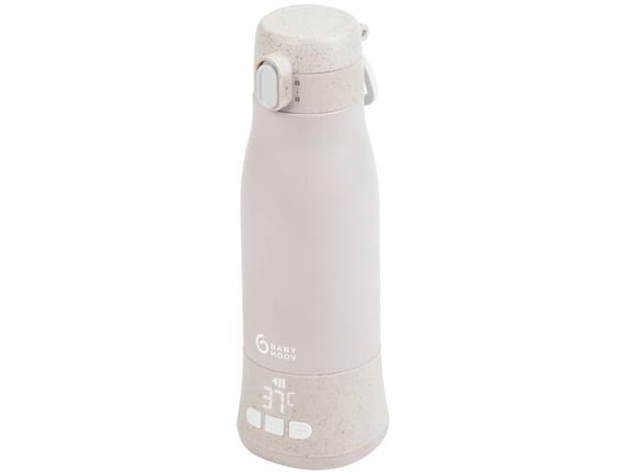 BABYMOOV grelna steklenička Moov & Feed, Mineral beige