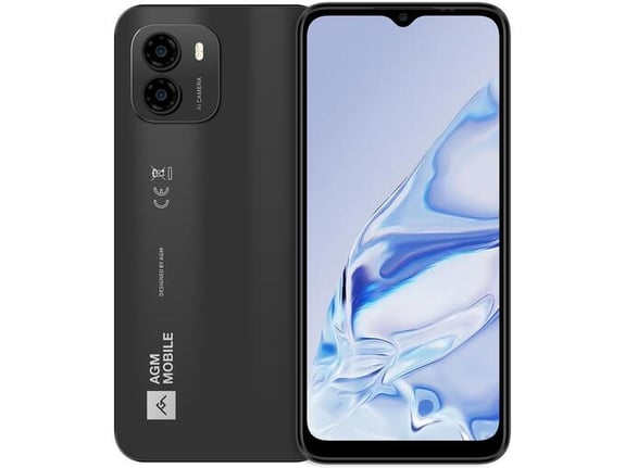 AGM pametni telefon Note N1, 4G, 8GB/128GB, črna