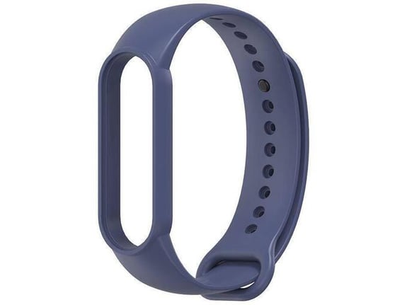 ONASI Silikonski pašček za uro Xiaomi Mi Band 5, Xiaomi Mi Band 6, Xiaomi Mi Band 7 - temno moder