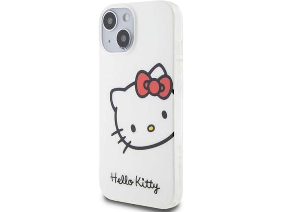 HELLO KITTY ovitek HKHCP15SHCKHST za iPhone 15, bela