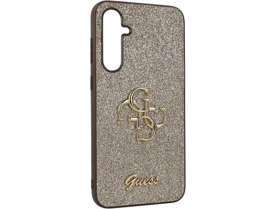 GUESS silikonski ovitek za Samsung Galaxy S23 FE, zlata, GUHCS23FEHG4SGD