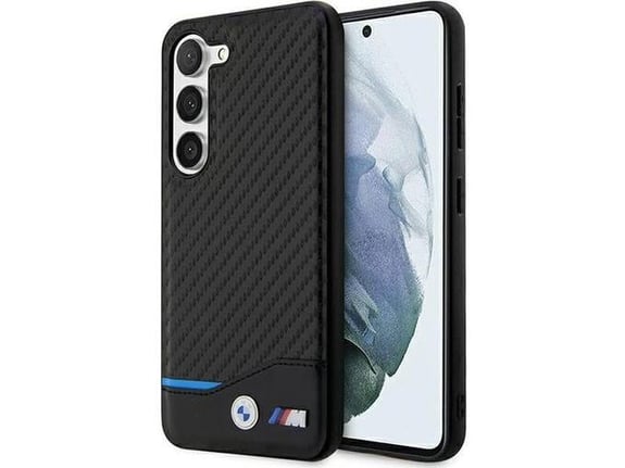 BMW ovitek Carbon za Samsung Galaxy S23 FE 5G, črna, BMHCS23FE22NBCK