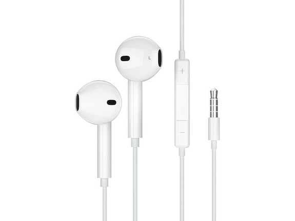 JELLICO žične slušalke z mikrofonom EP2A, bela