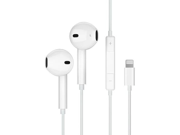 JELLICO žične ušesne slušalke z mikrofonom EP2A, bela