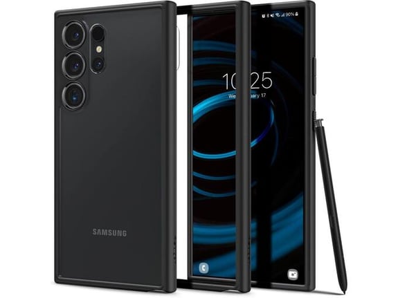 SPIGEN ovitek za gumiran Ultra Hybrid Samsung Galaxy S24 Ultra 5G, mat črn