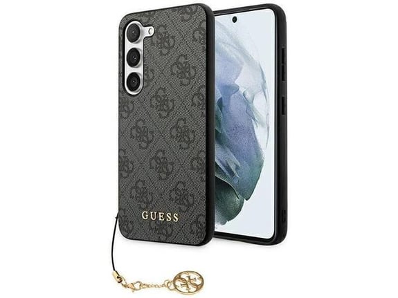 GUESS ovitek za Samsung Galaxy S24 5G, siva, GUHCS24SGF4GGR