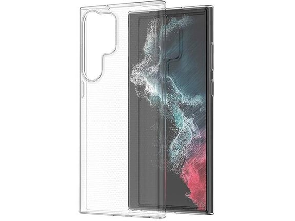 CHAMELEON ovitek za gumiran TPU Samsung Galaxy S24 Ultra, prozoren svetleč