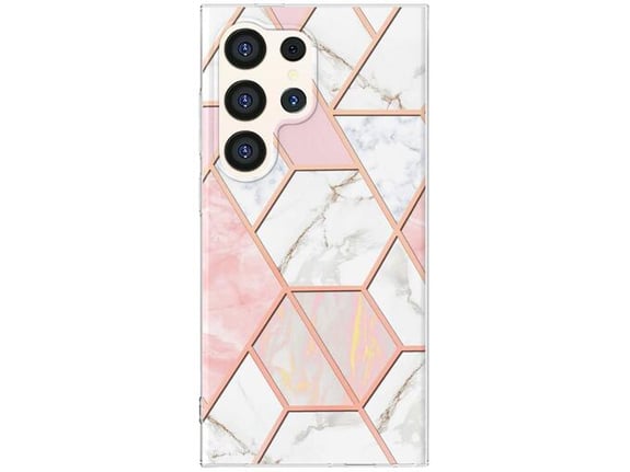 CHAMELEON ovitek za gumiran TPU Samsung Galaxy S24 Ultra, pink marble