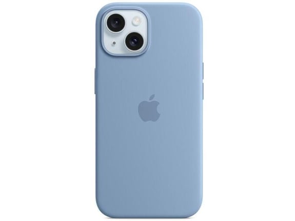 APPLE ovitek za silikonski MagSafe iPhone 15, moder