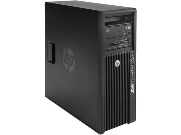 HP obnovljena delovna postaja Z420, Xeon E5-1607 V2, 12GB, 128GB + 500GB, NVS 310, Windows 10 Pro