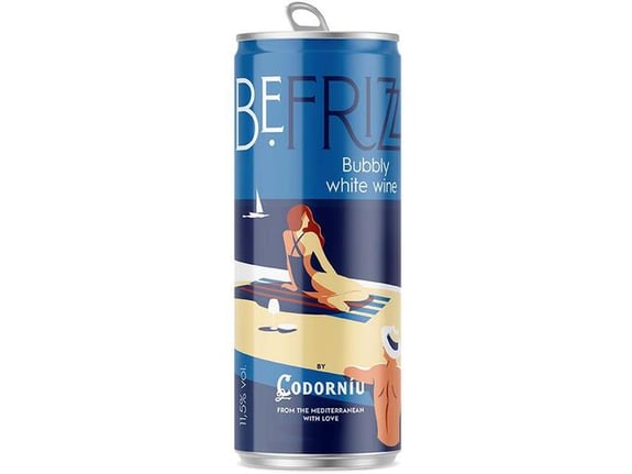 CODORNIU peneče vino Be Frizz White 0,25 l
