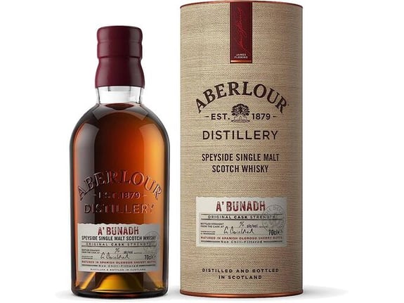 ABERLOUR škotski whisky A'Bunadh + GB 0,7 l