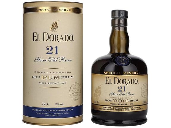 ELDORADO rum El Dorado 21 Let + Gb 0,7 l605430-GB