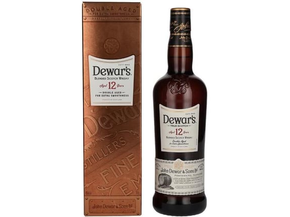 DEWARS škotski whisky 12yo Blended Double Aged + GB 0,7 l680120-02
