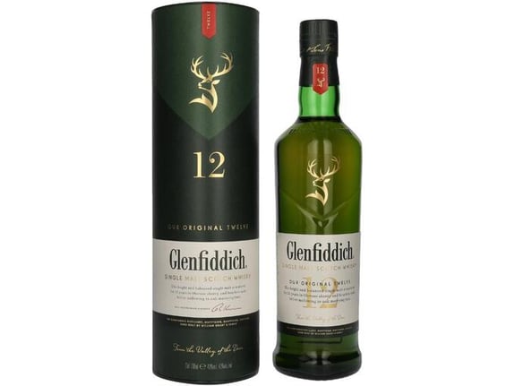 GLENFIDDICH škotski whisky 12 yo + GB 0,7 l012600