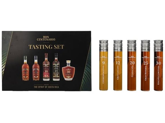 CENTENARIO rum Ron Set The Collection 9-12-10-25-30 + GB 5x0,05 l603213-02