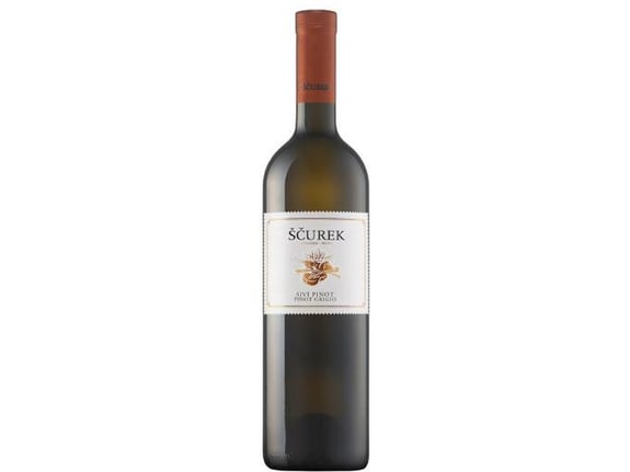 SCUREK vino Sivi Pinot Ščurek 0,75 l