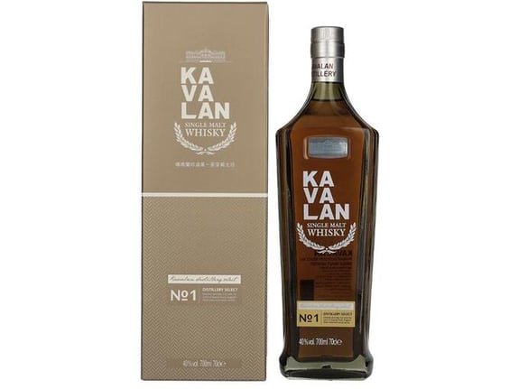KAVALAN tajvanski Whisky DISTILLERY SELECT Single Malt No.1 + GB 0,7 l675045-02