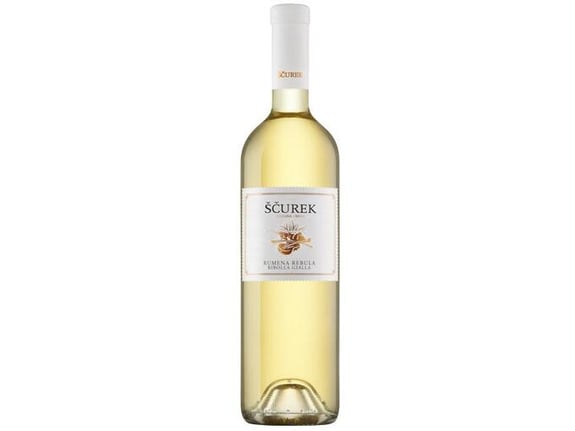 SCUREK vino Rumena Rebula Ščurek 0,75 l
