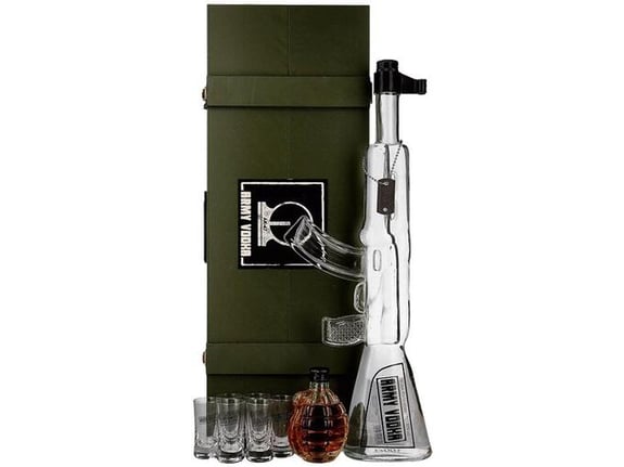 ARMY vodka AK47 Darilni pakiranje + Zeliščni liker + GB 1 l631371