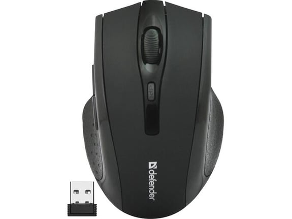DEFENDER Accura MM-665 (52665) črna brezžična miška