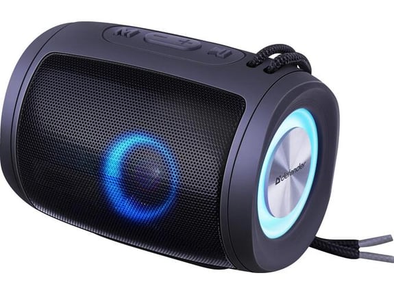 DEFENDER prenosni zvočnik ENJOY S200, 5 W, RGB, črna, 65200