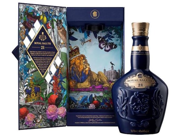 CHIVAS REGAL škotski whisky Royal Salute 21 let + GB 0,7 l680070