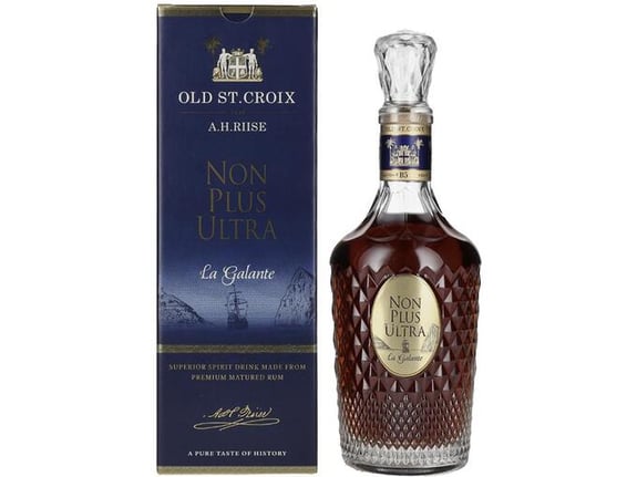 AH RIISE rum Non Plus Ultra Very Rare La Galante A.H. Riise + GB 0,7 l