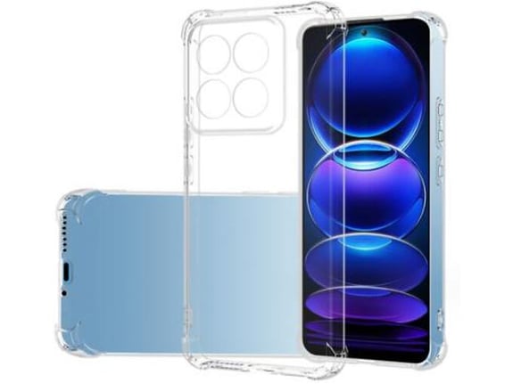 ONASI silikonski ovitek Antishock za Xiaomi 14 Pro, prozorna