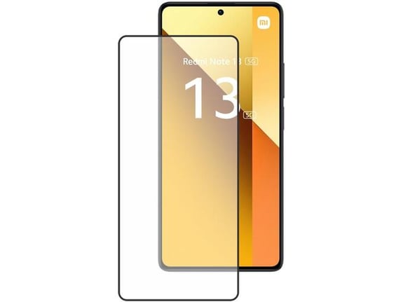 Chameleon Xiaomi Redmi Note 13 5G - Zaščitno steklo Premium črno do roba - (0,33)