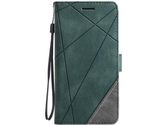 Chameleon Samsung Galaxy A25 5G - Preklopna torbica (WLGO-Lines) - zelena