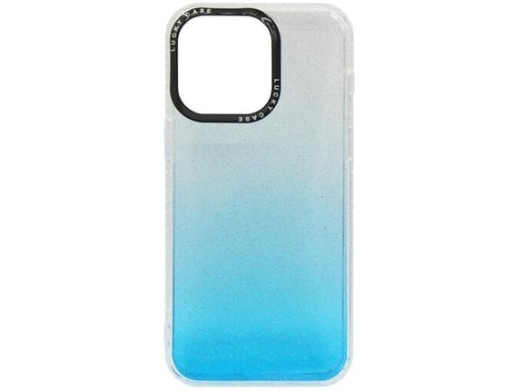 CHAMELEON ovitek za gumiran Apple iPhone 14 Pro, moder z bleščicami