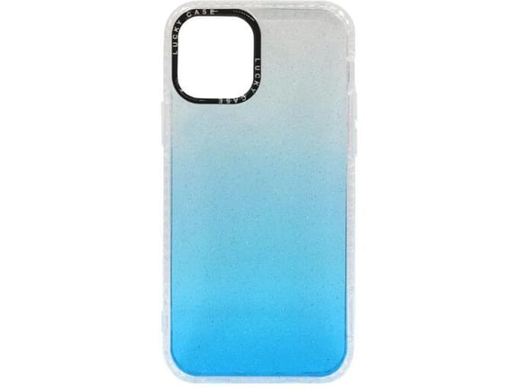 CHAMELEON ovitek za gumiran Apple iPhone 12/12 Pro, moder z bleščicami